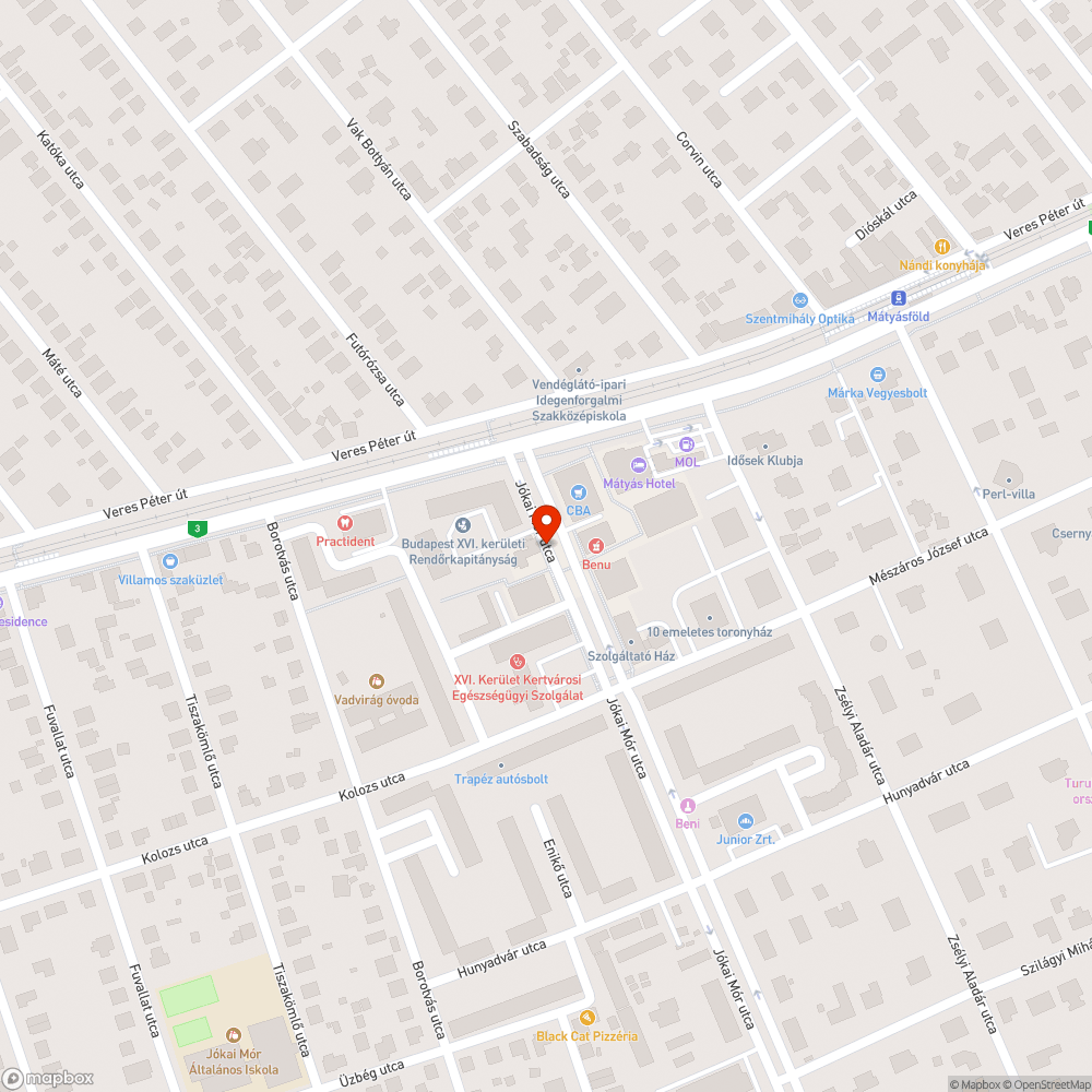 Balesetveszélyes járda bejelentés helye