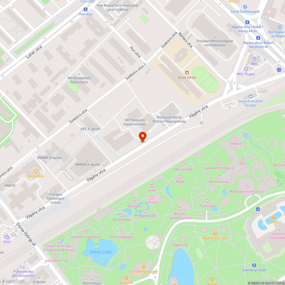 elhagyott gumiabroncs bejelentés helye