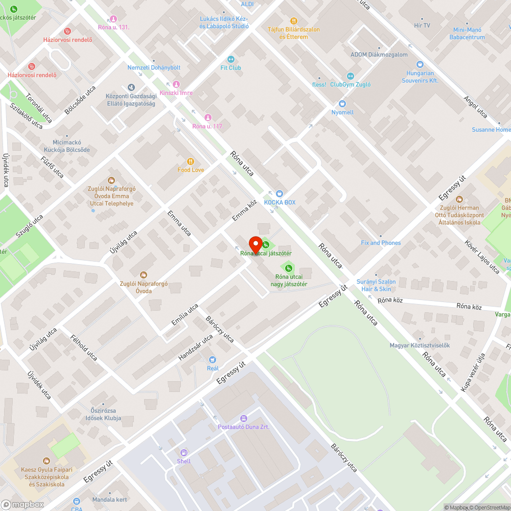 Parkoló állapota bejelentés helye