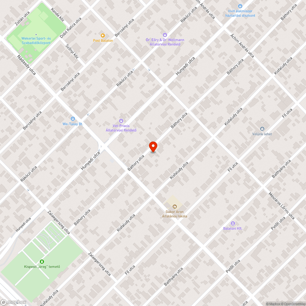 Kiégett fényforrás bejelentés helye