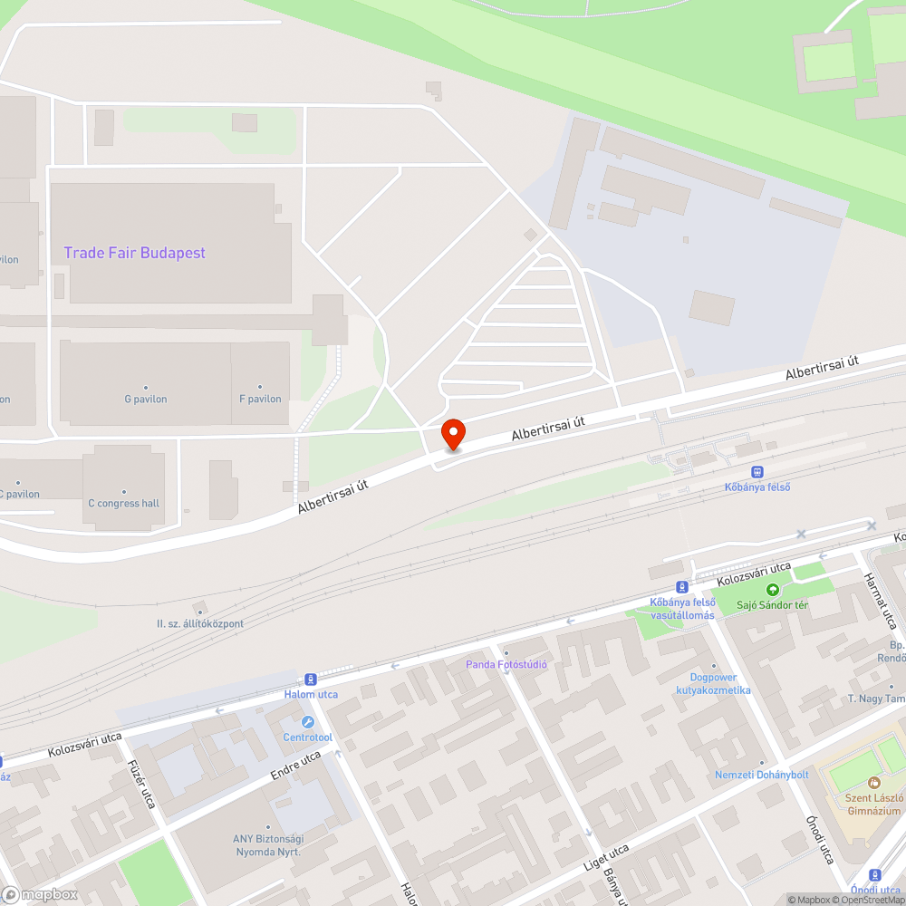 Kerékpárútra belógó növényzet bejelentés helye