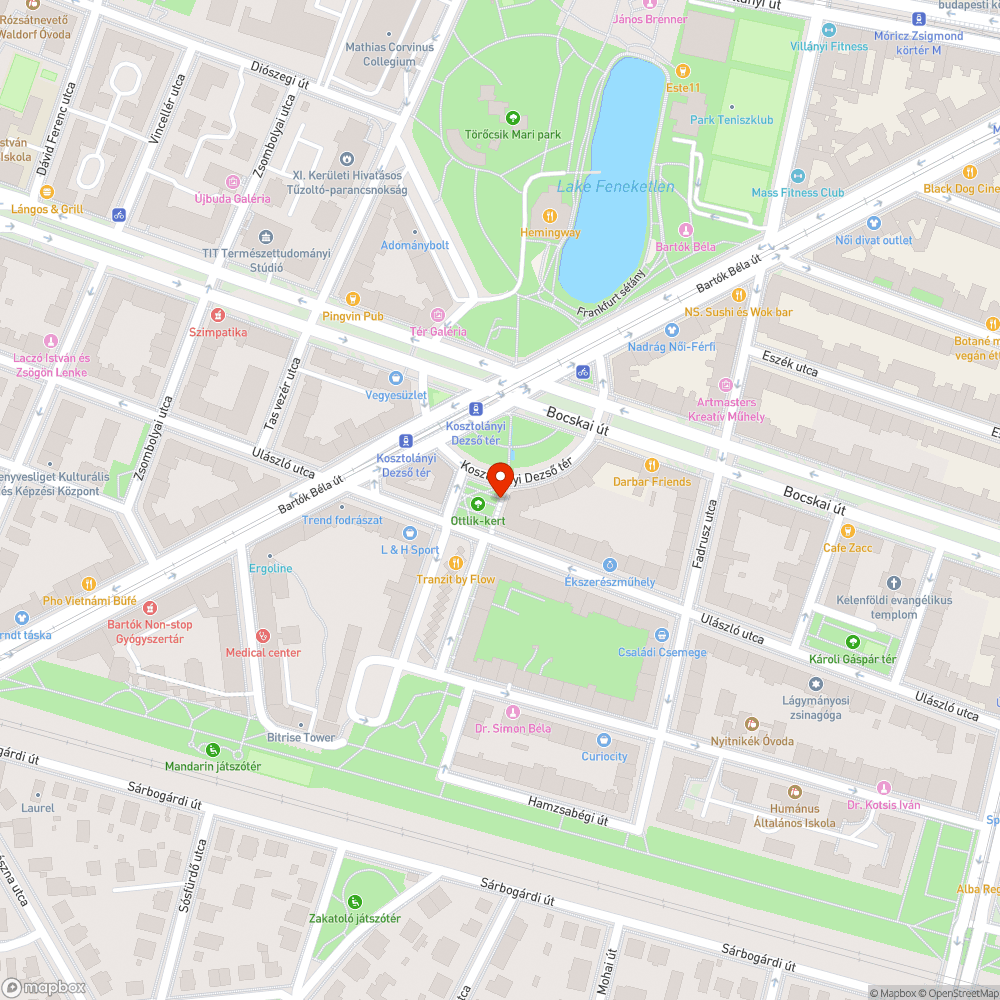 Nincs hova lakatolni az Ottlik-kertben bejelentés helye