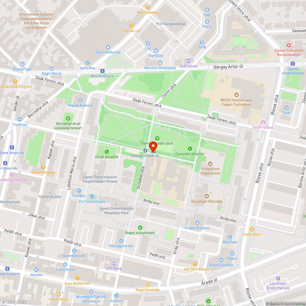 Csöpögő tűzcsap bejelentés helye