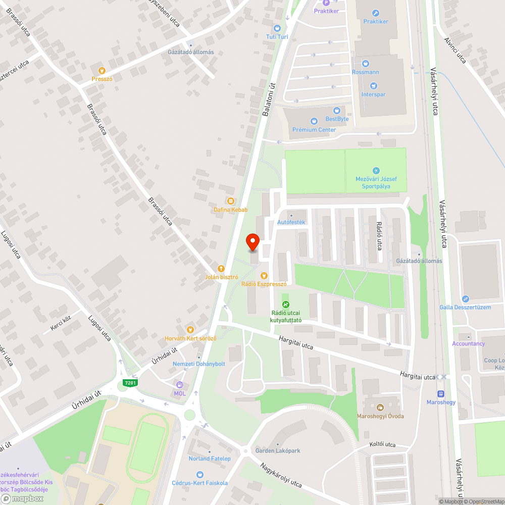 Közterületre illegálisan épített korlát bejelentés helye