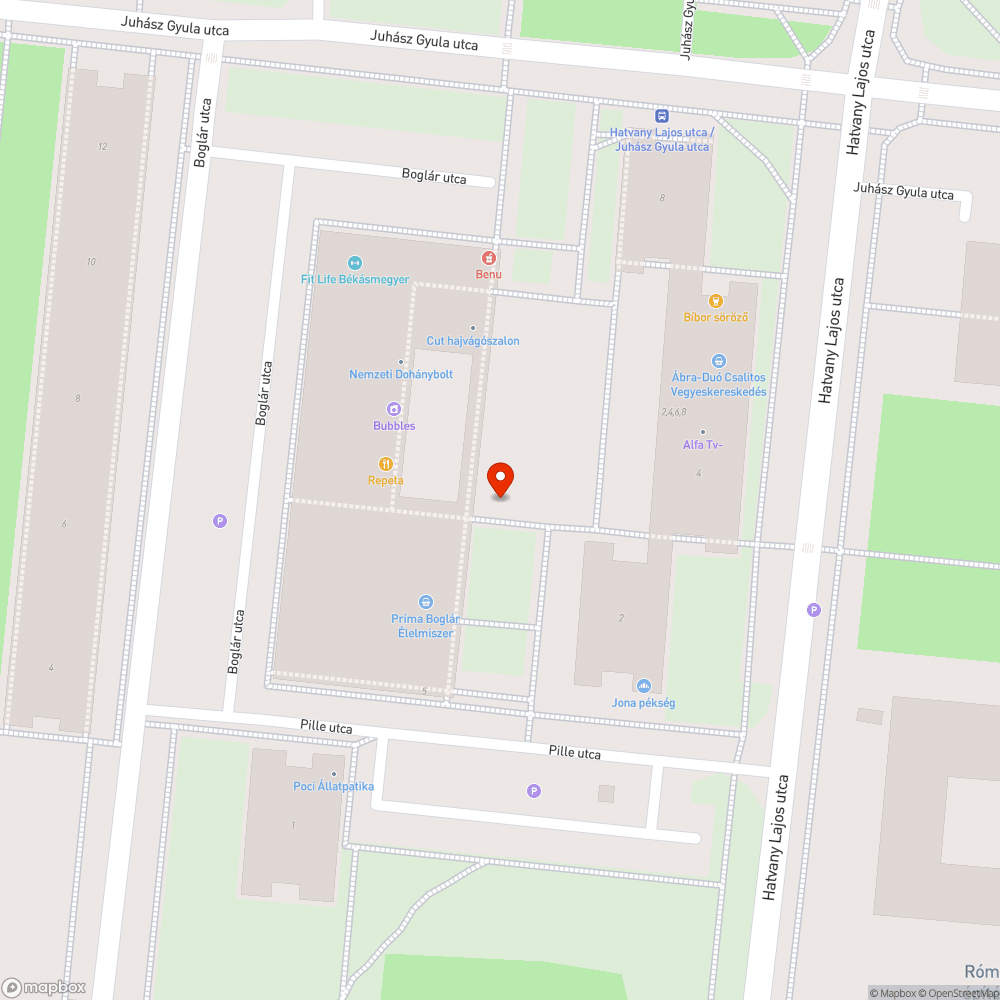 Eltört léc bejelentés helye