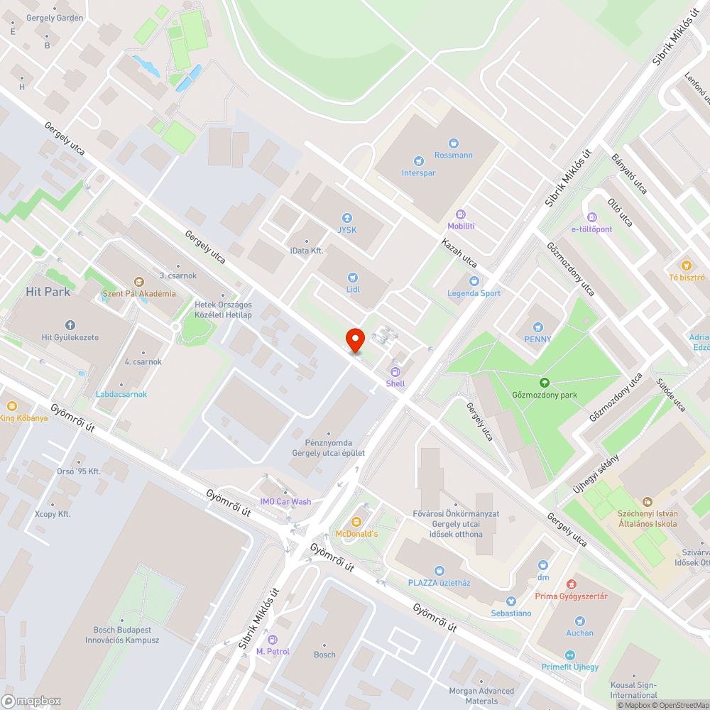 Lassan lekopott pad a Gergely utcai buszmegállóban bejelentés helye