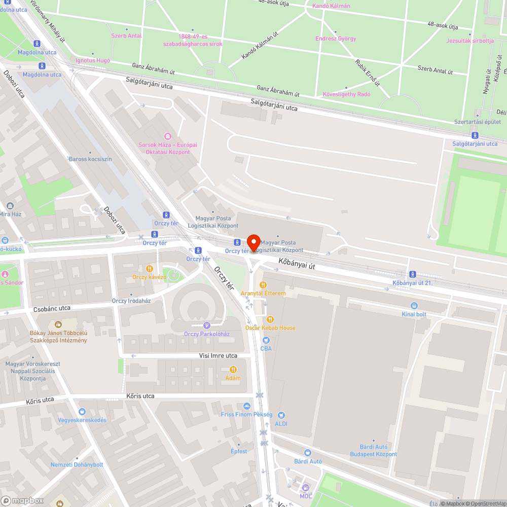 Szemét bejelentés helye