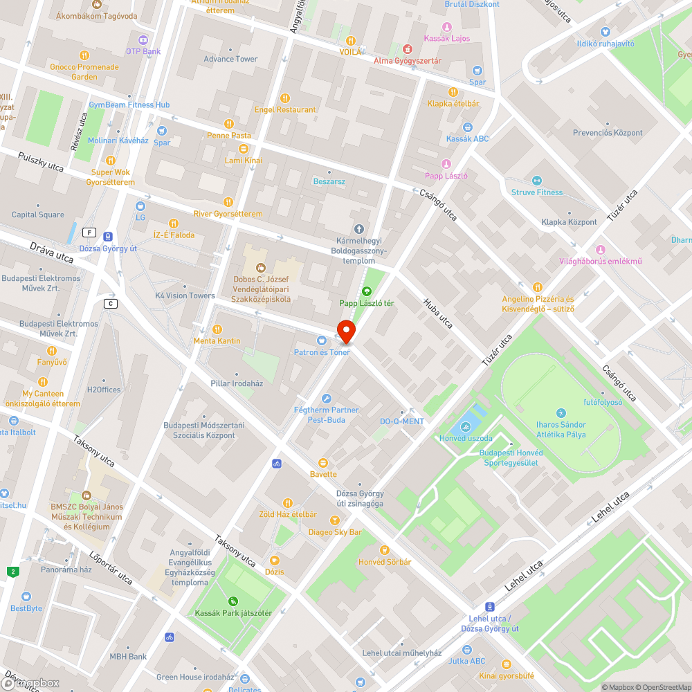 Szemetes utca bejelentés helye