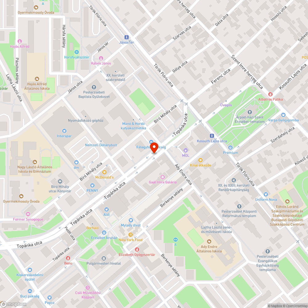 Kerékpársávban kövek vannak szétszórva bejelentés helye