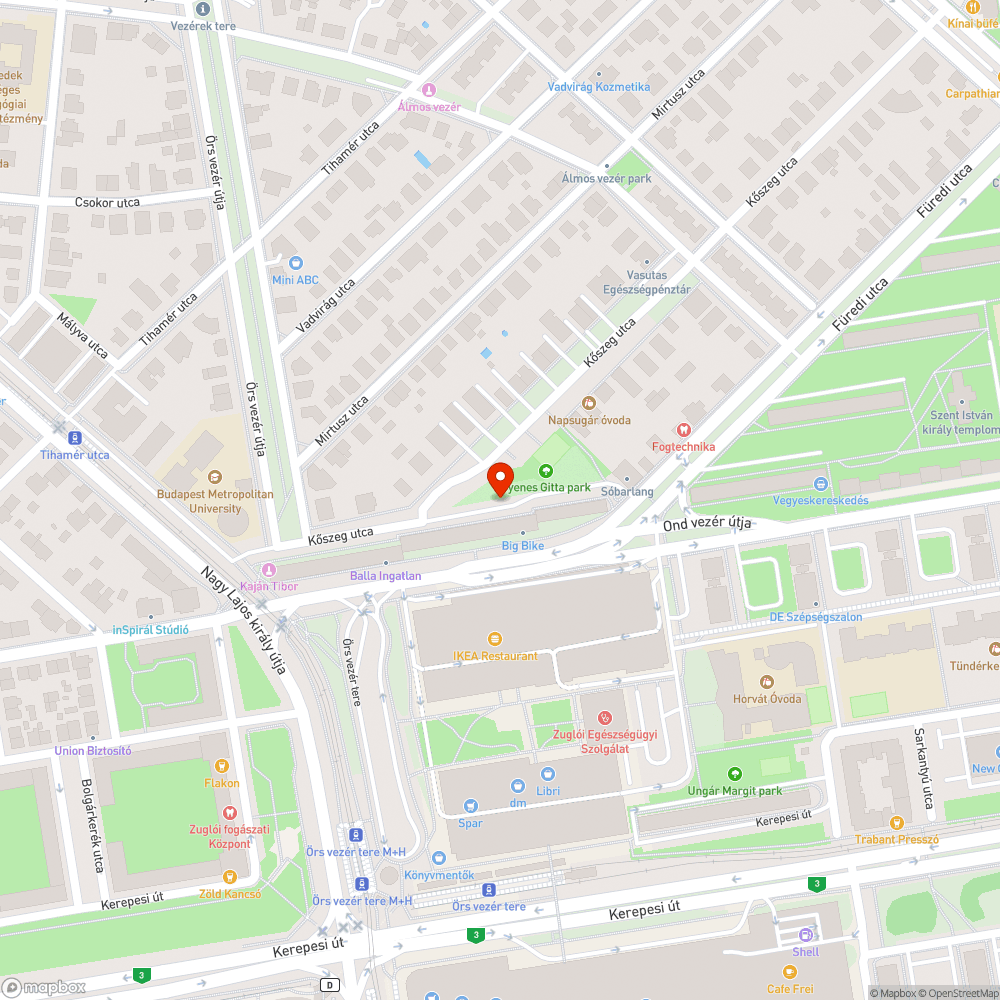 Évek óta elhagyatott autó bejelentés helye