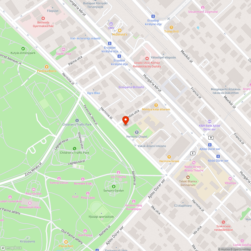 Kidőlt jelzőtábla bejelentés helye