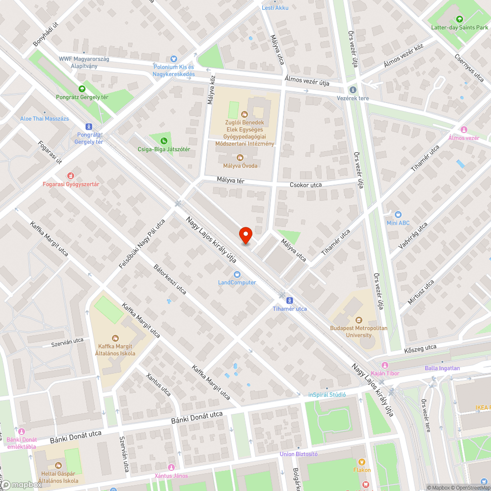 Szemetes parkoló bejelentés helye