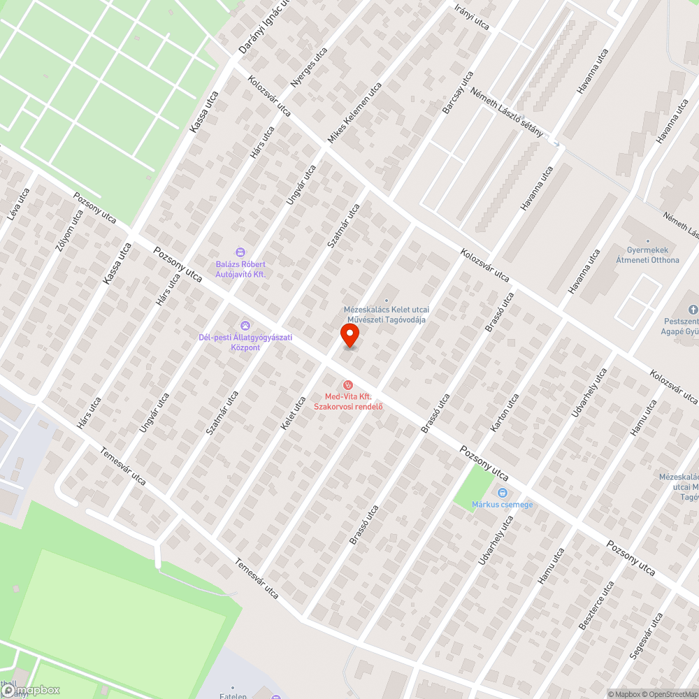 Letört faág bejelentés helye