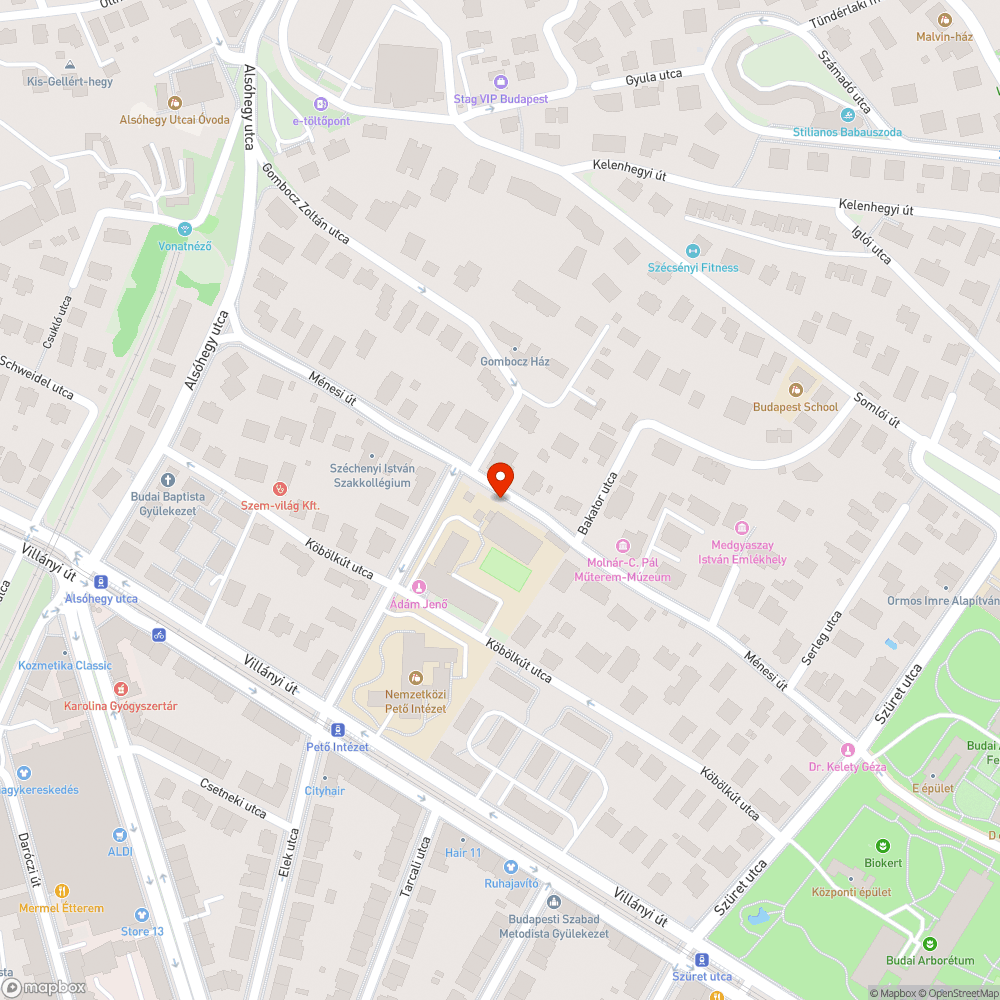 Elhagyott jármű bejelentés helye