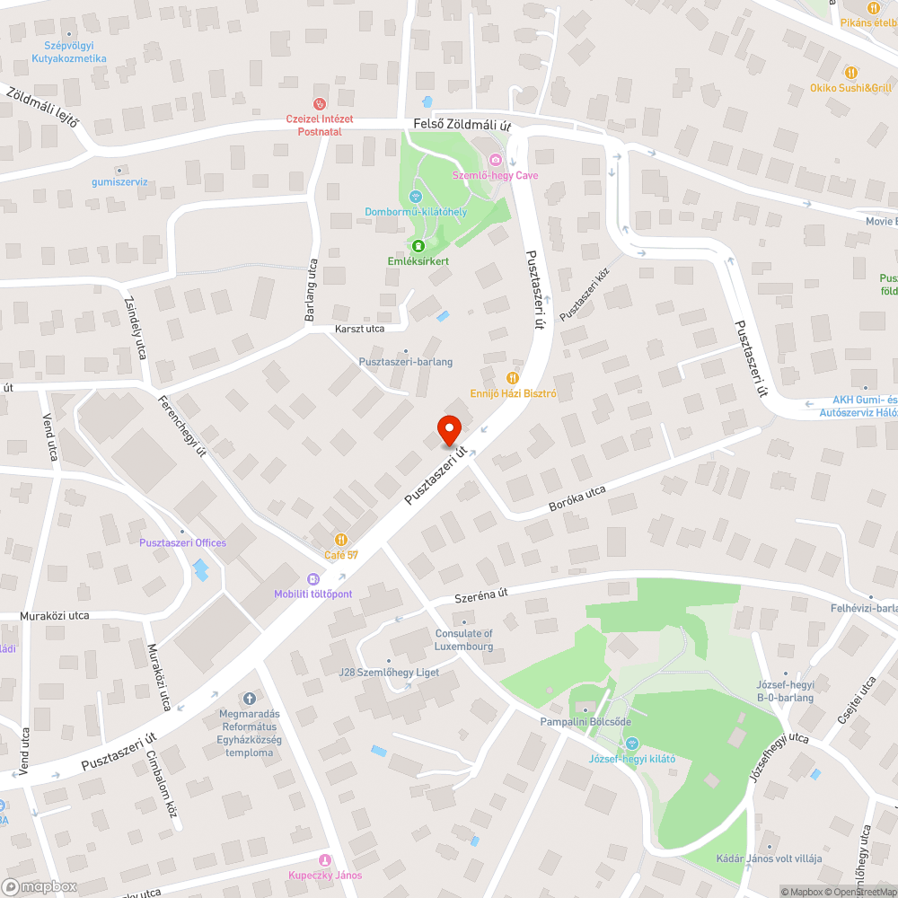 Elhagyott jármű bejelentés helye