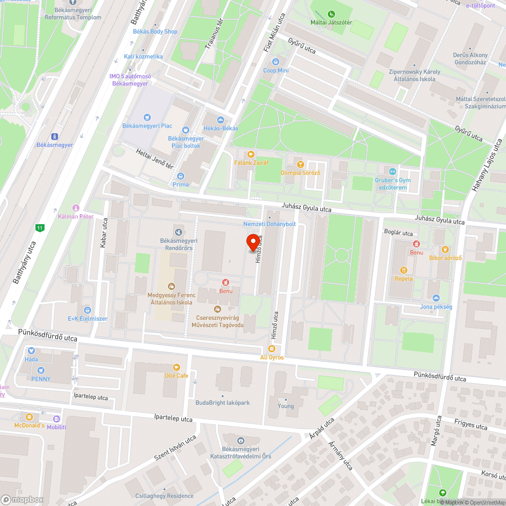 Gödrök bejelentés helye