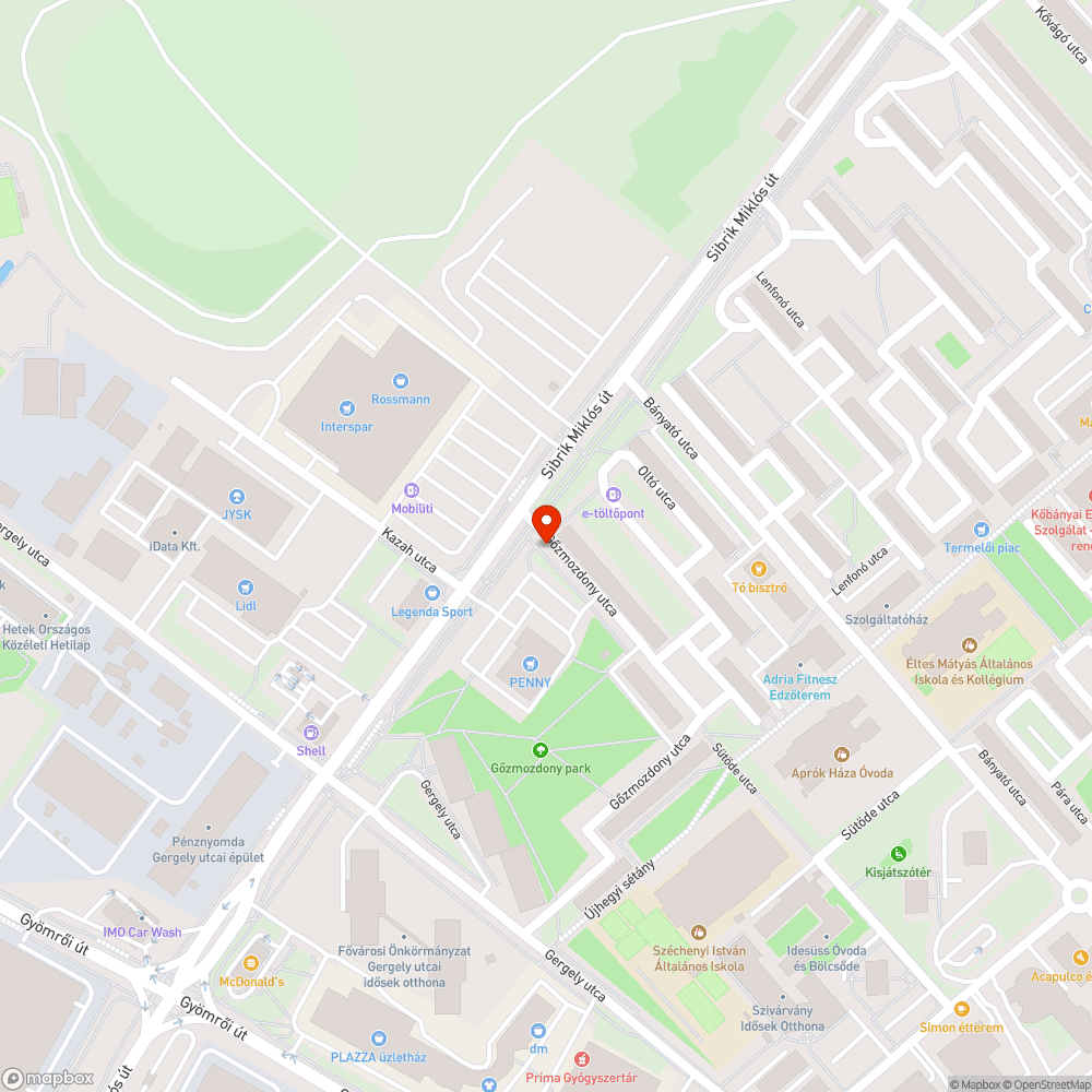 Egy aknaszerű valami balesetveszélyes tetővel bejelentés helye