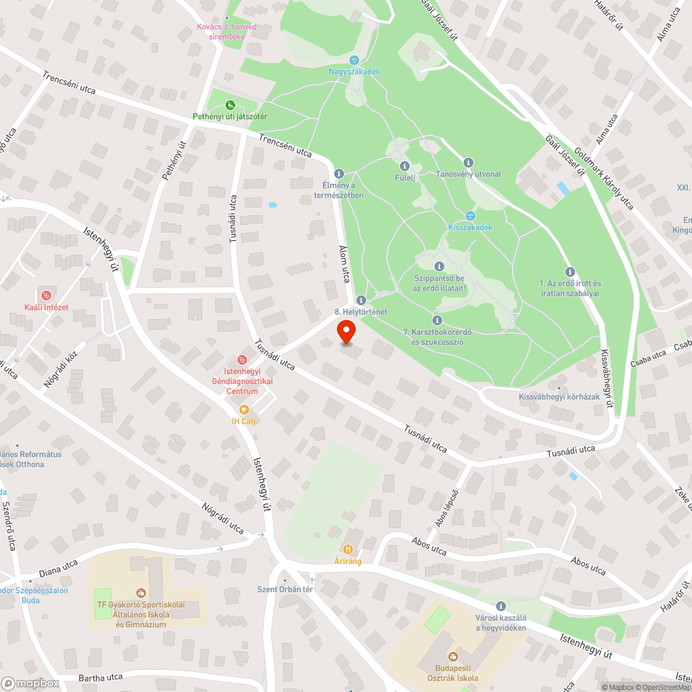 Vaddisznók társasházi magánkertben bejelentés helye