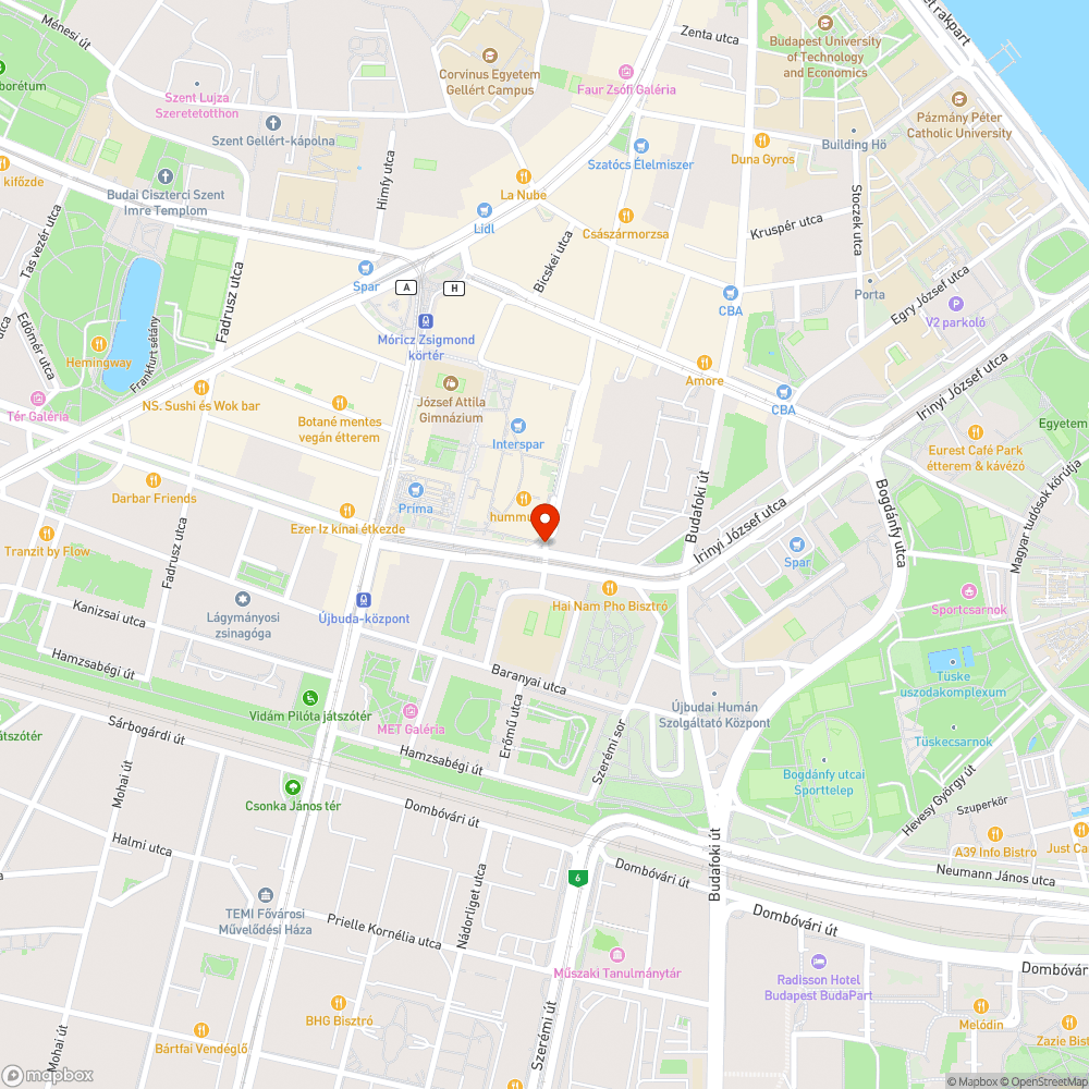 Hiányzó fényterelő bejelentés helye