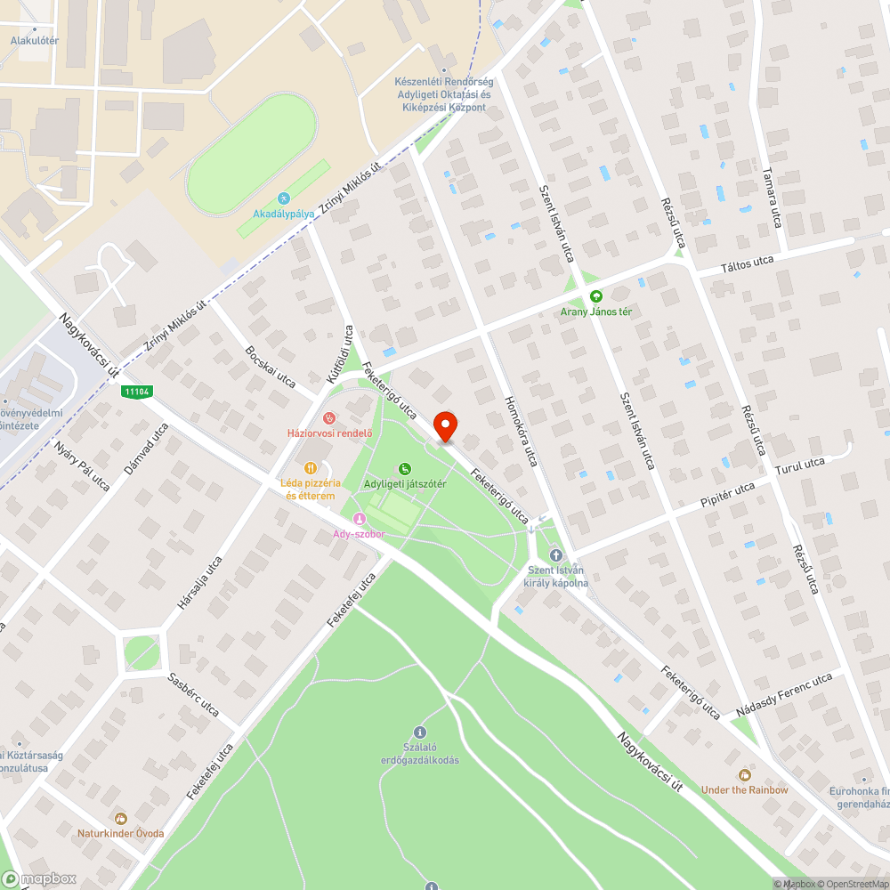 Elhagyott, sérült, üzemképtelen jármű közterületen bejelentés helye