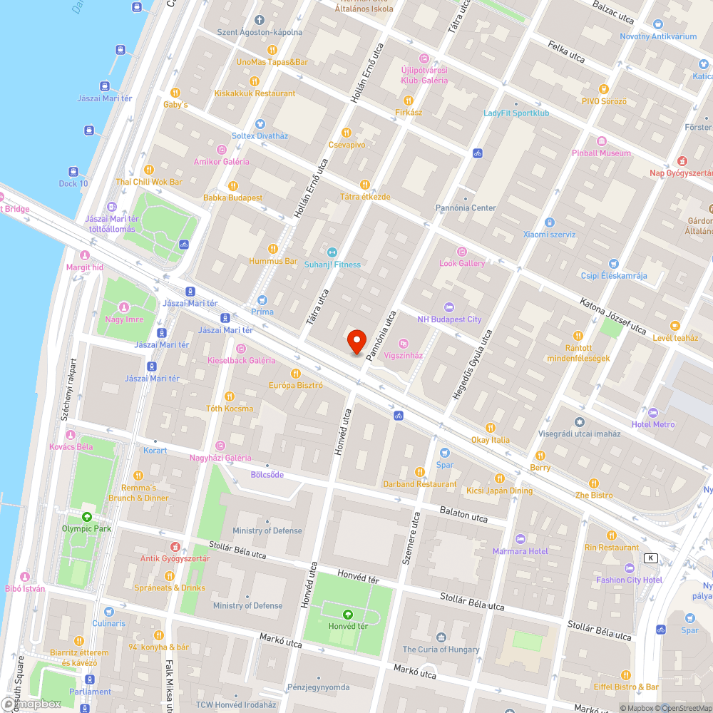 Hírlapos bódé a Szt. István körúton bejelentés helye