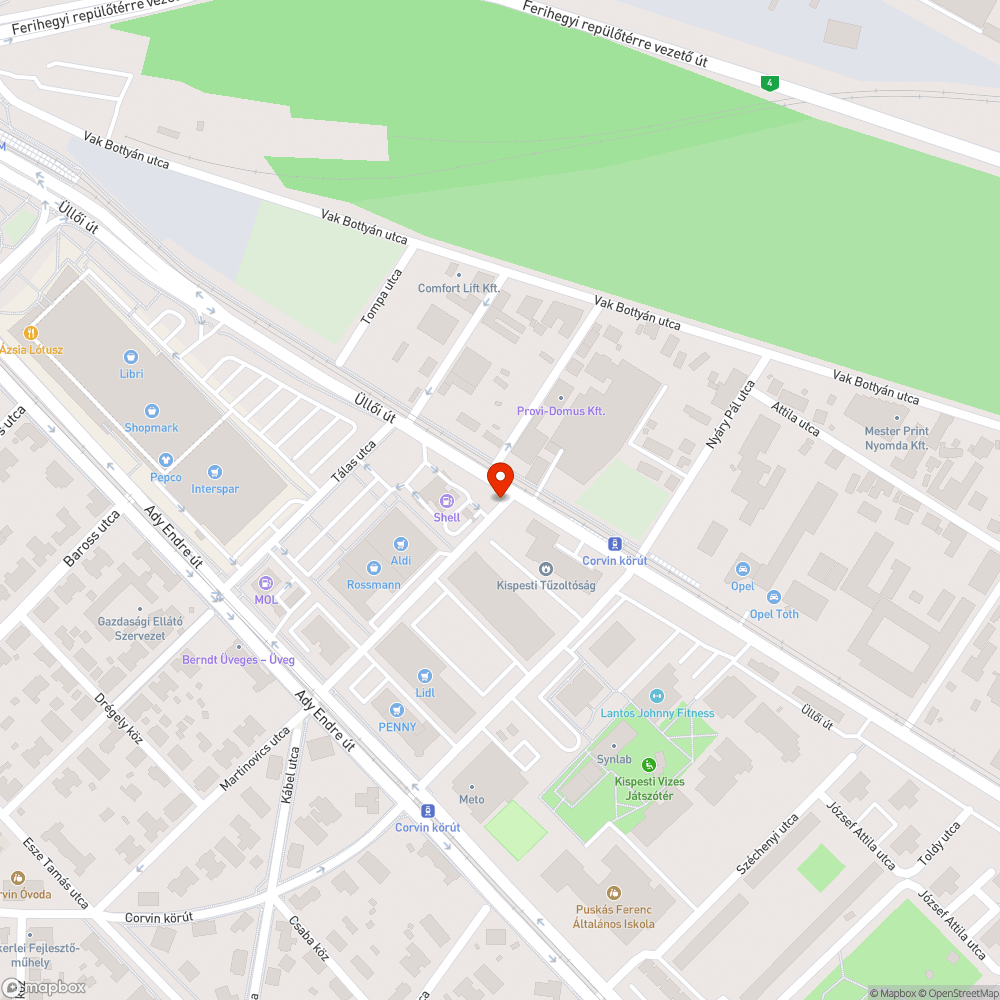 Kipakolt szemetes bejelentés helye