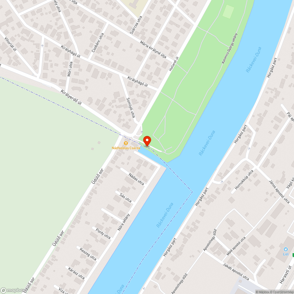 Leszsakadt faág bejelentés helye