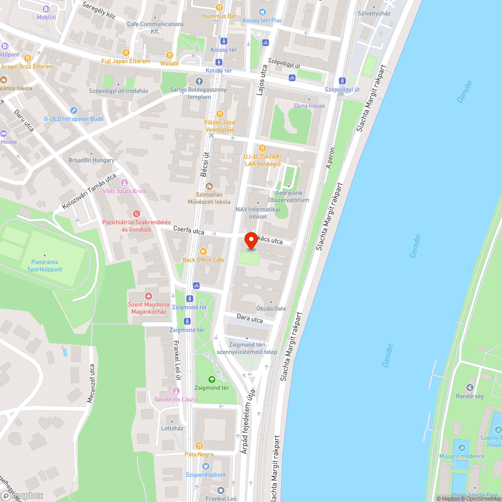 Kátyú bejelentés helye