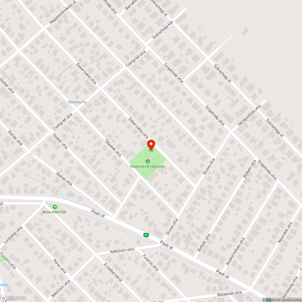 Csöpögő ivókút bejelentés helye