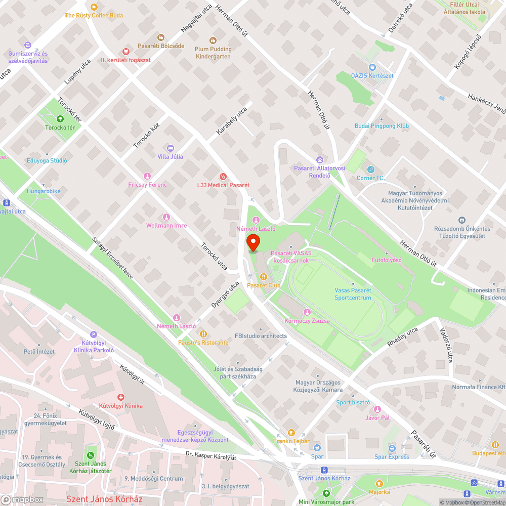 Nyitott közműfedél bejelentés helye