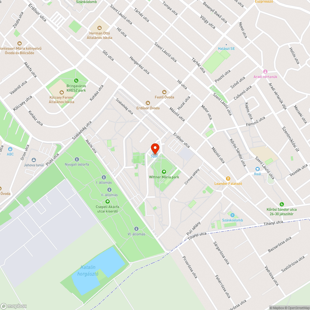 Sérült tábla bejelentés helye