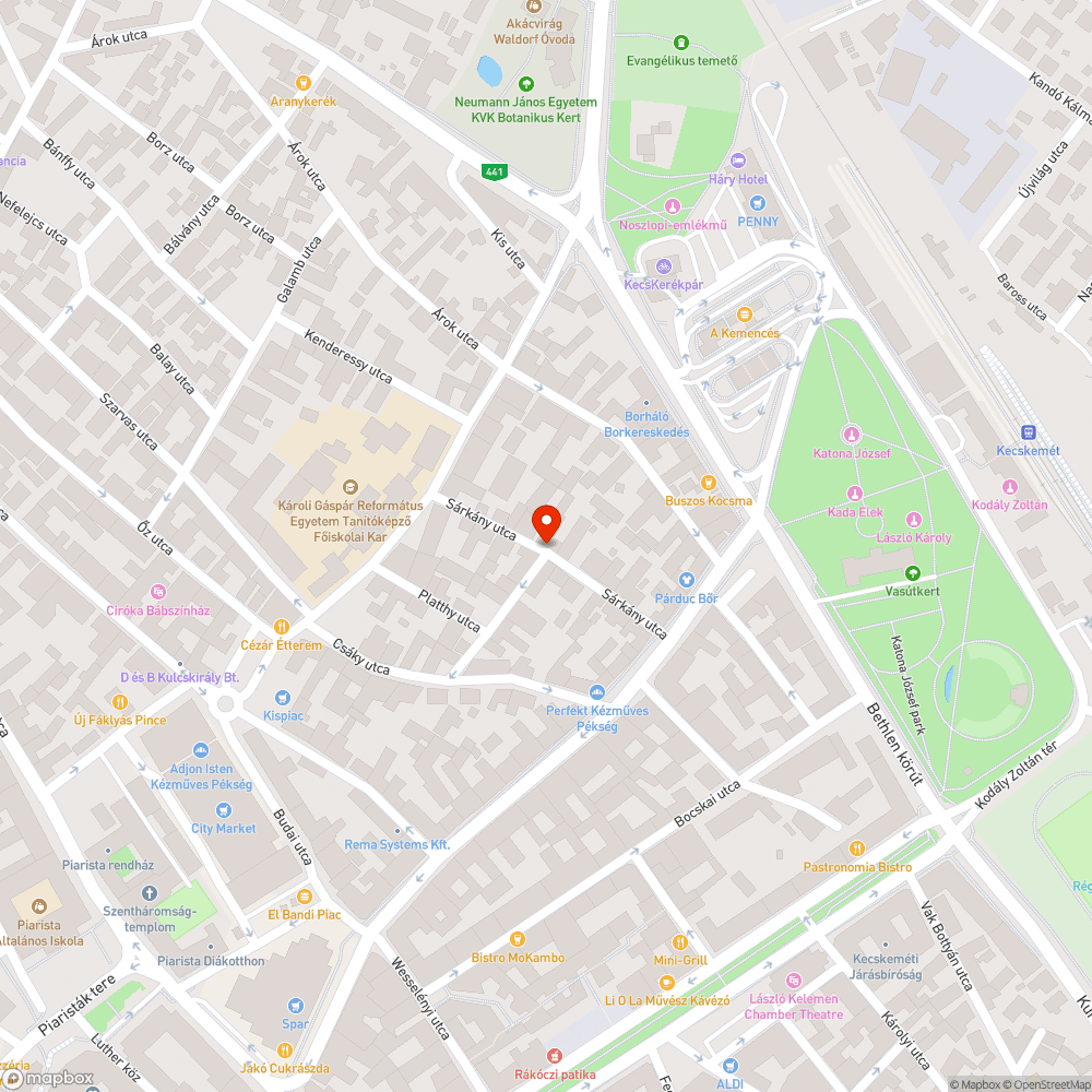 Hiányzó tábla bejelentés helye