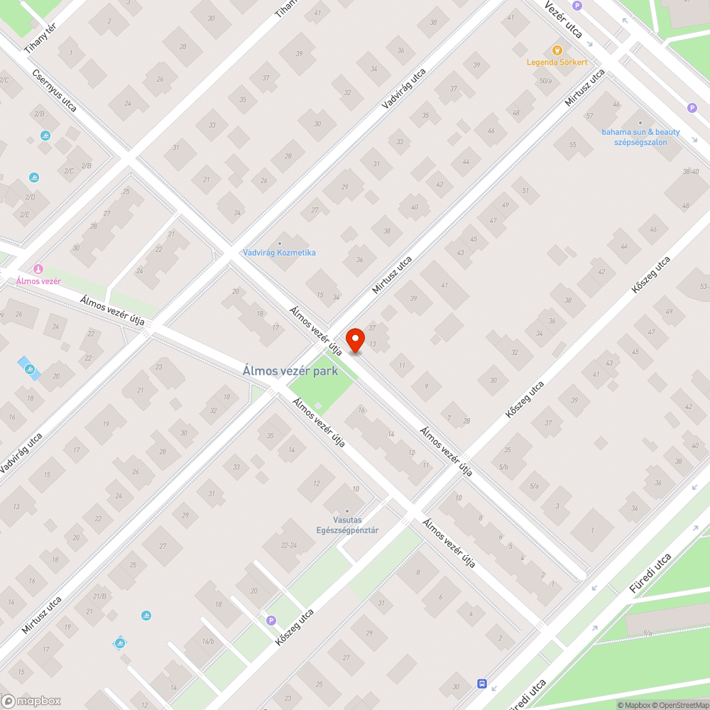 Összetört auto bejelentés helye