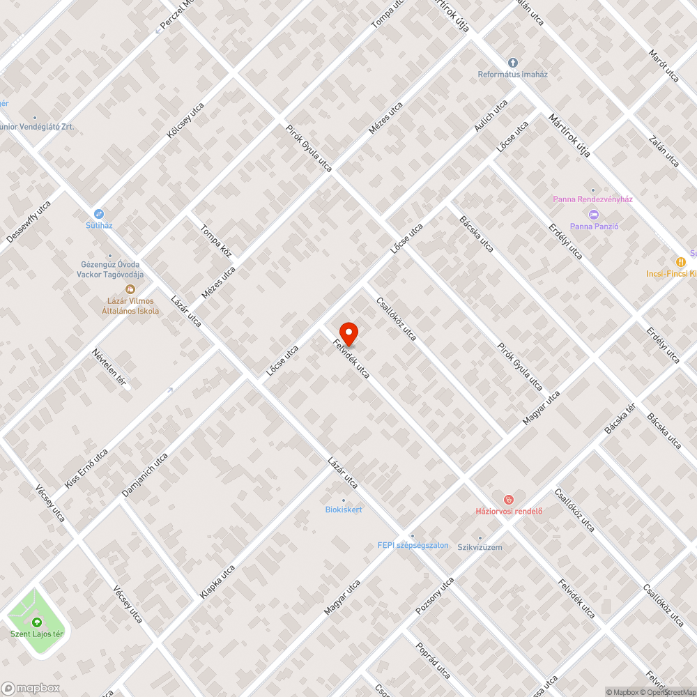 Fatuskó bejelentés helye