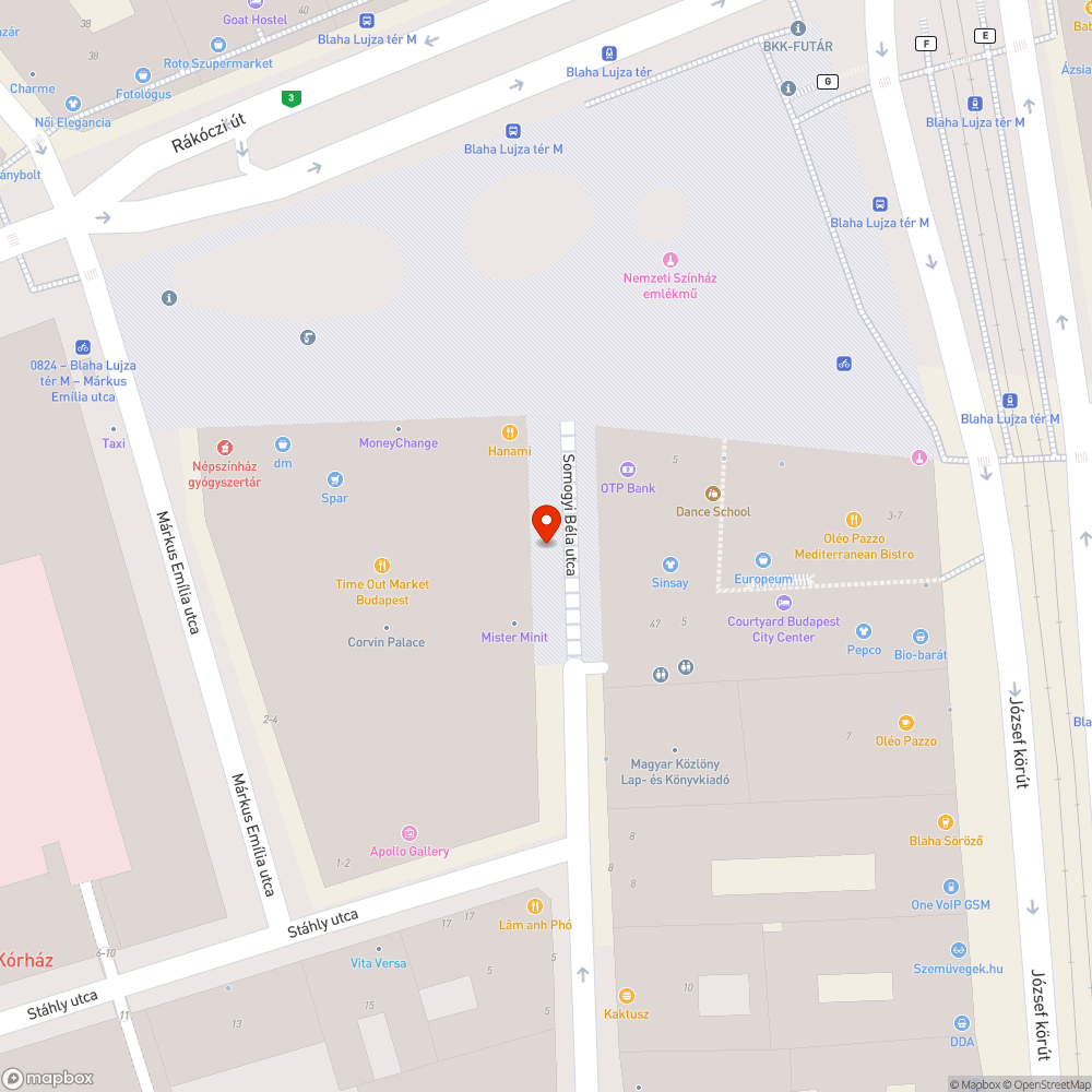 Kiszáradt fák bejelentés helye