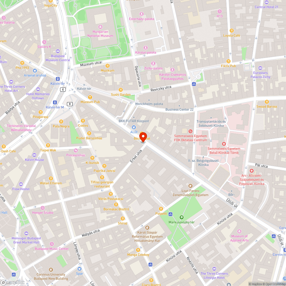 Törött oszlop bejelentés helye