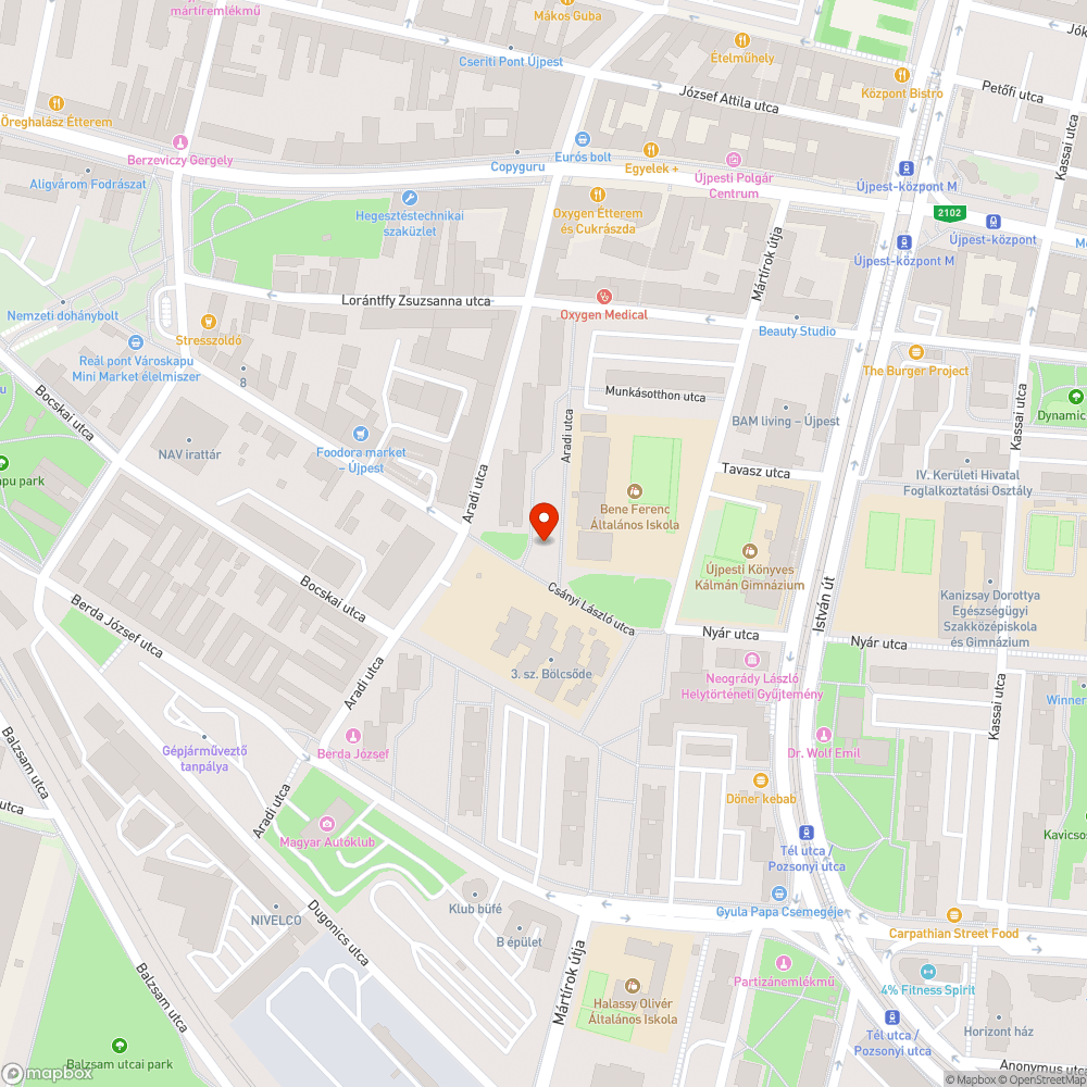 Hinta rögzítése szétment bejelentés helye