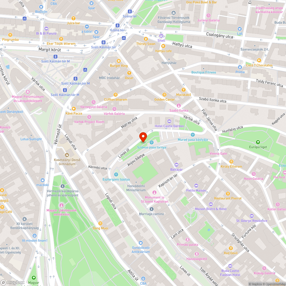 Úthibák bejelentés helye