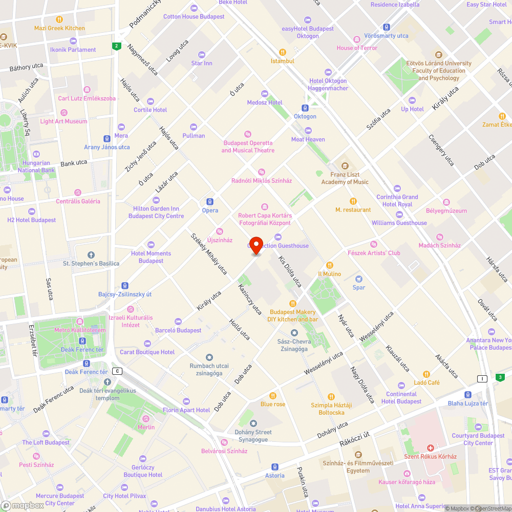 Úthibák bejelentés helye