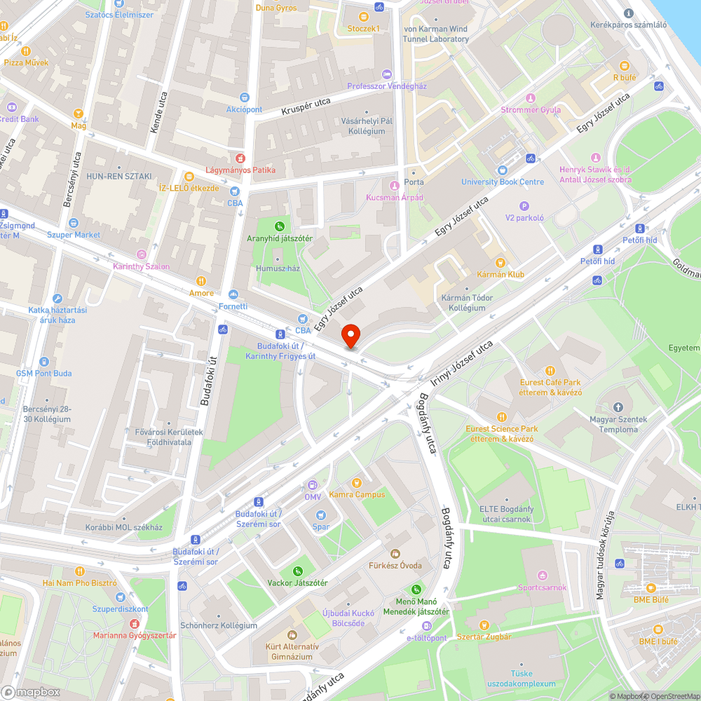 Úthibák bejelentés helye