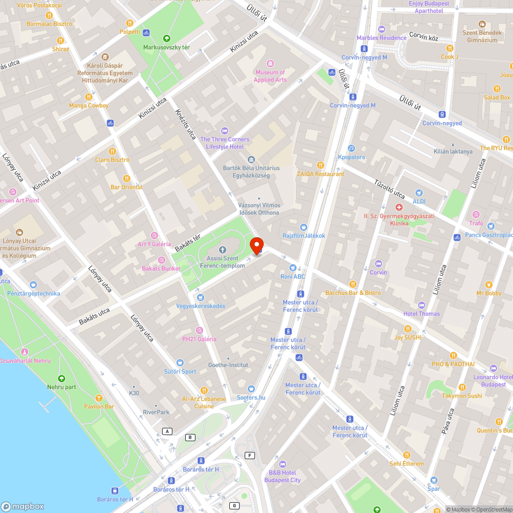 Hibás járda bejelentés helye