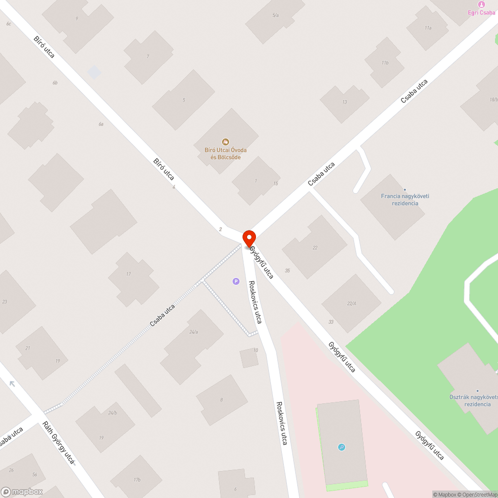 Veszélyes kereszteződés bejelentés helye