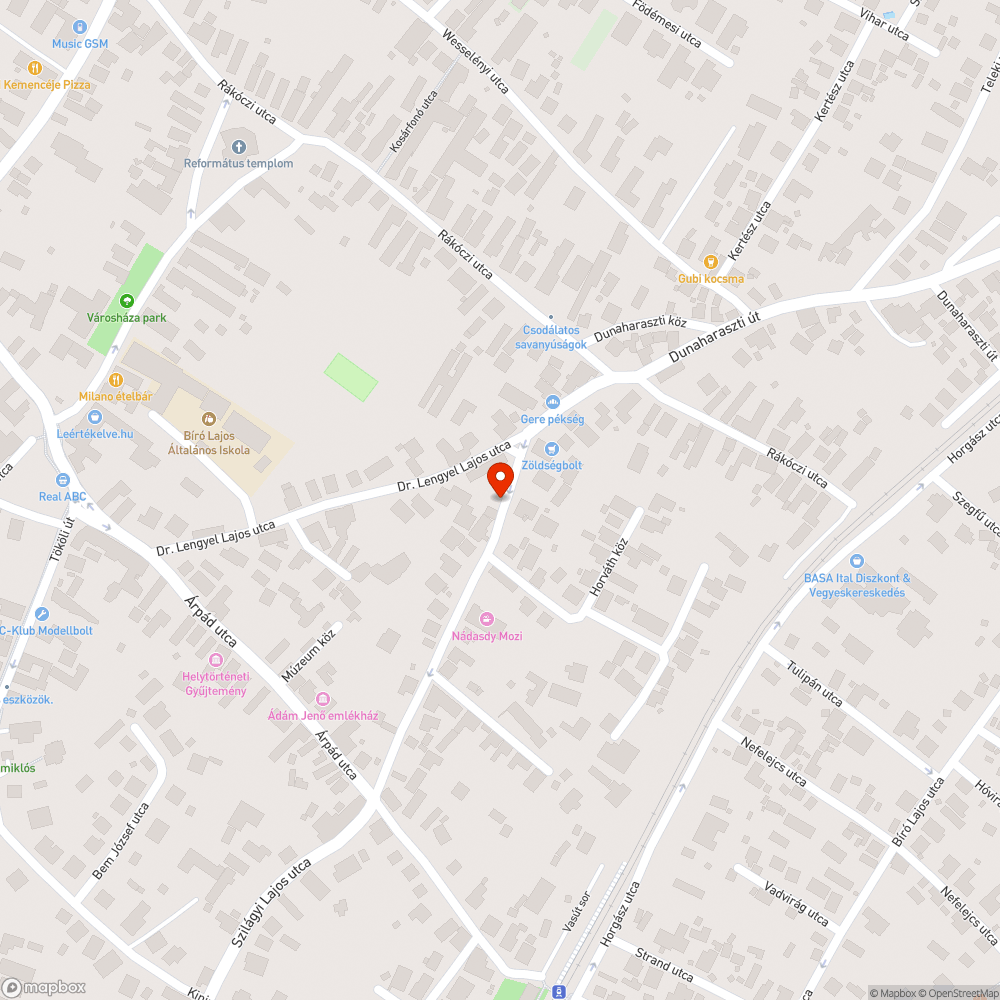 A járdán virágzik a parlagfű bejelentés helye