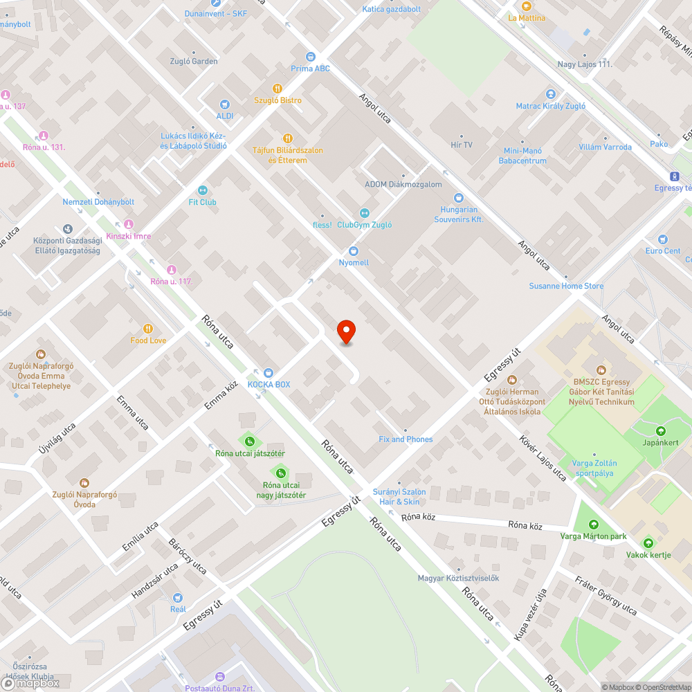 Egy nagyobb letört faág bejelentés helye