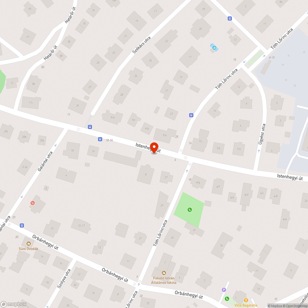 Elhagyatott kuka bejelentés helye