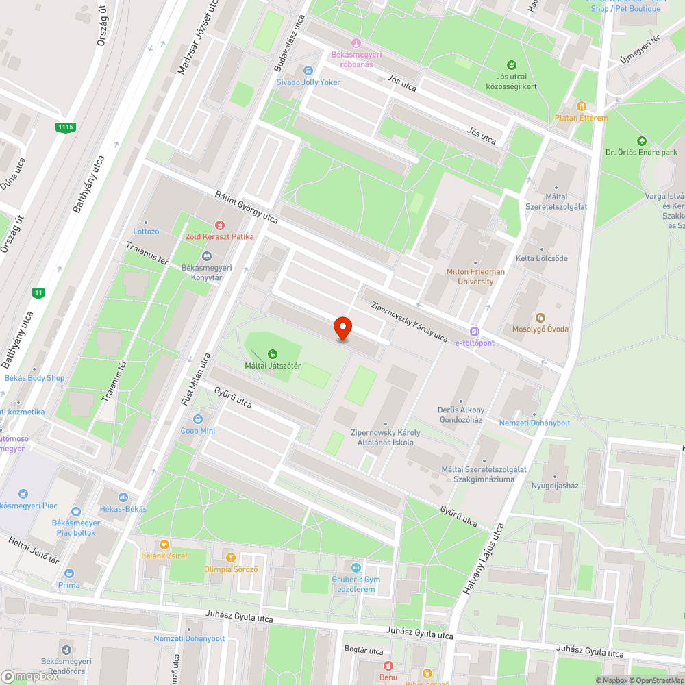 Csőtöréses vízfolyás bejelentés helye