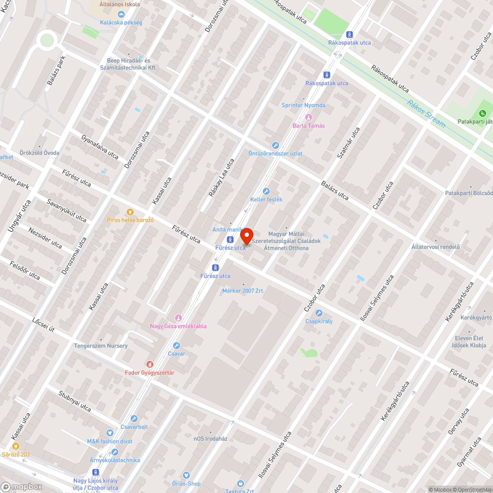 Szemét bejelentés helye