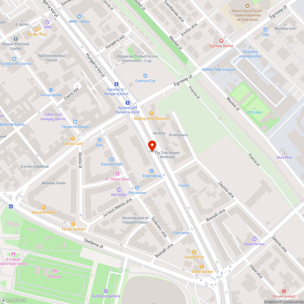 Elhagyott szürke Dacia Logan bejelentés helye