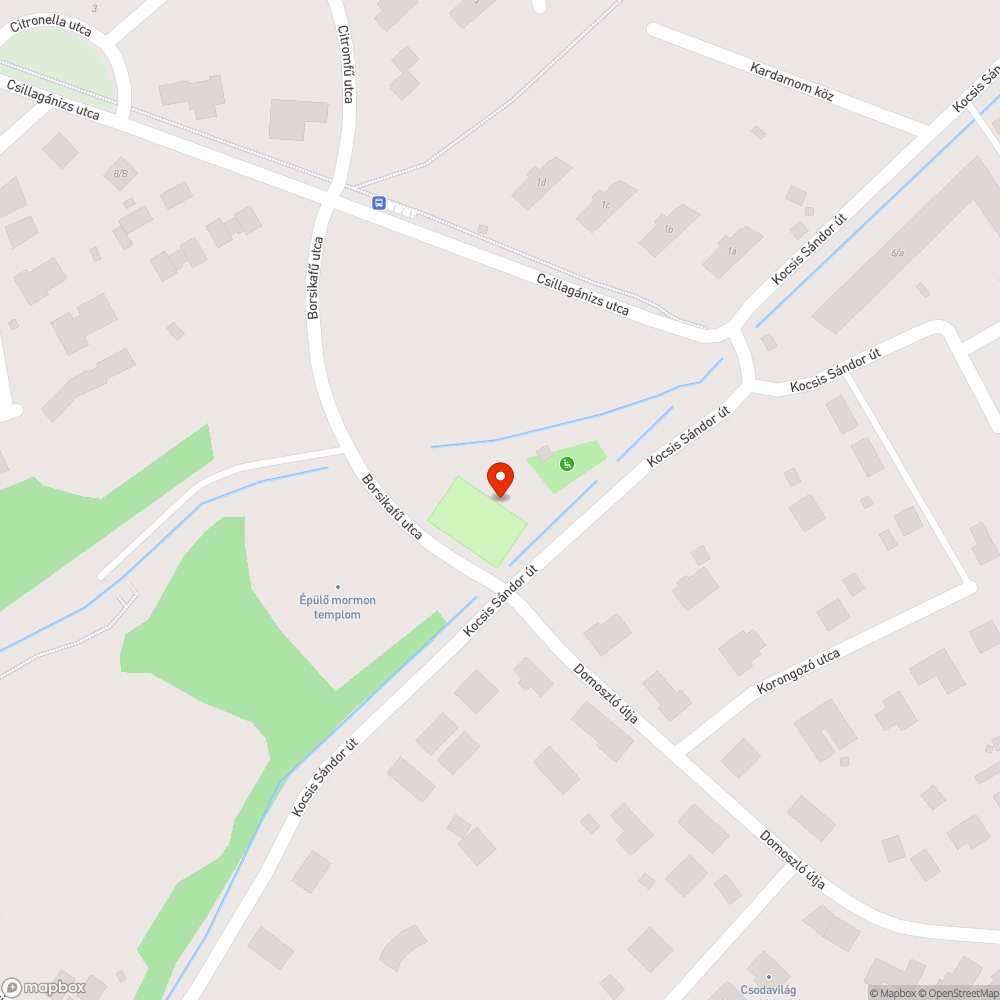 Gazos focipálya bejelentés helye