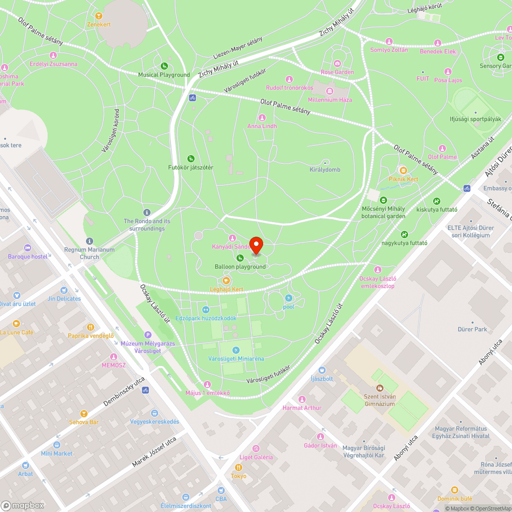 Léghajós játszótér attrakciók lezárása bejelentés helye